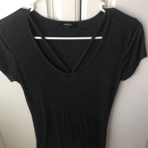 Tight Fitting V-neck Shirt Size Small
